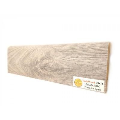 Плинтус МДФ TECKWOOD прямой Дуб Даллас 75х16х2150